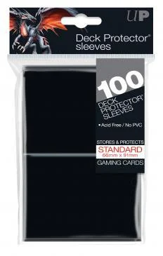 100ct Black Standard Deck Protectors