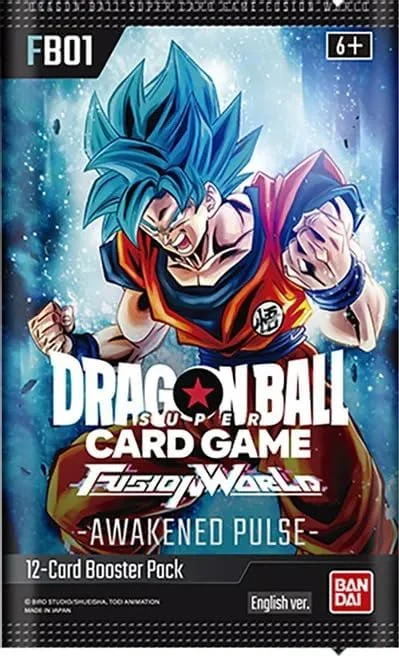 12 Card Booster Pack Dragon Ball Super Fusion World Awakened Pulse