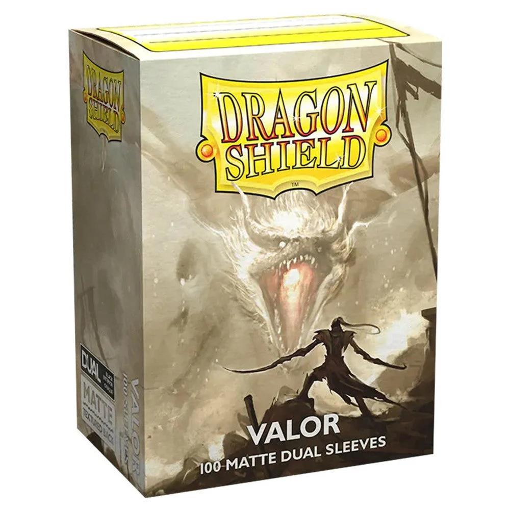 2 Packs Dragon Shield Dual Matte Valor Standard Size 100 ct Card Sleeves Value Bundle!