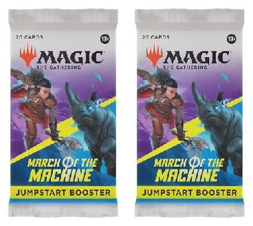 2 Packs MTG Jumpstart Booster Pack Lot MTG March of the Machine