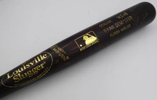 2000 All Star AL Team Autographed Louisville Slugger Bat 24 Sigs Including Derek Jeter, Mariano Rivera Beckett BAS QR #AE47109