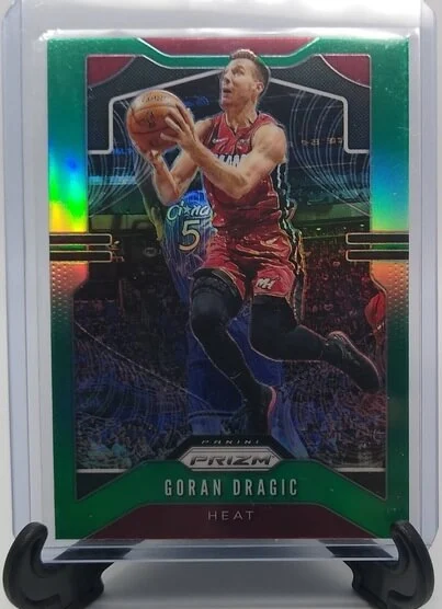2019-20 Panini Prizm Goran Dragic Green Refractor Basketball Card