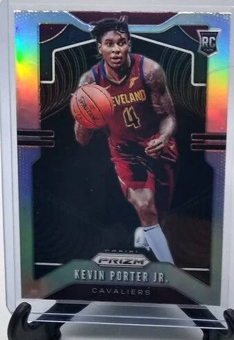 2019-20 Panini Prizm Kevin Porter Jr. Silver Refractor Cleveland Cavaliers Basketball Rookie Card