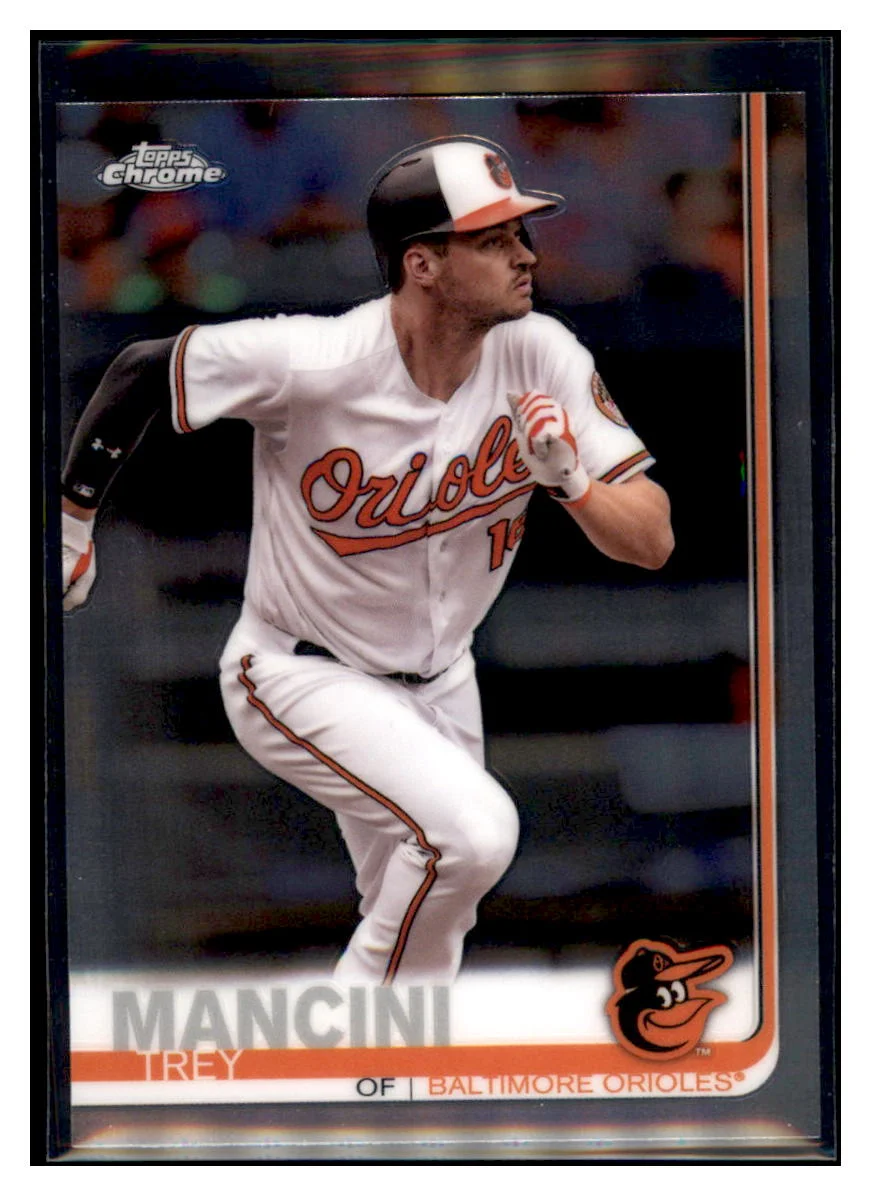 2019 Topps Chrome Trey Mancini Baltimore Orioles Baseball Card - Collectible MLB Card CBT1C