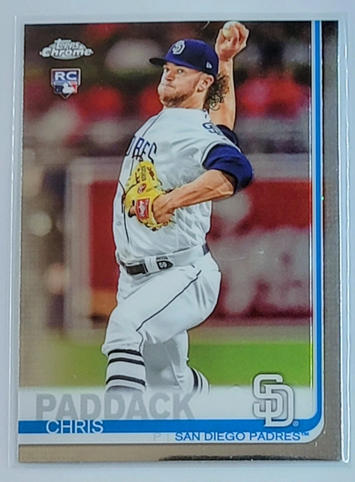 2019 Topps Chrome Update Chris Paddack Rookie San Diego Padres Baseball Card TH1C4