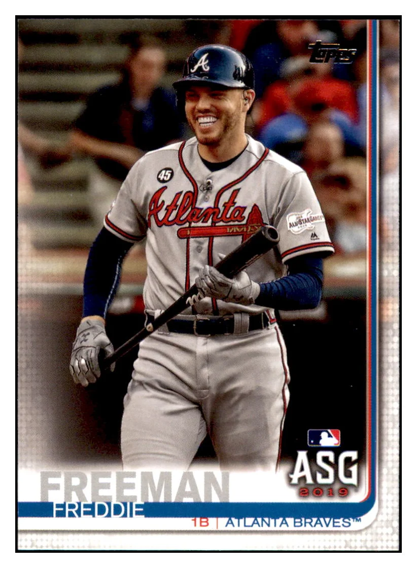2019 Topps Chrome Update Edition Freddie Freeman ASG Atlanta Braves Baseball Card DPT1D