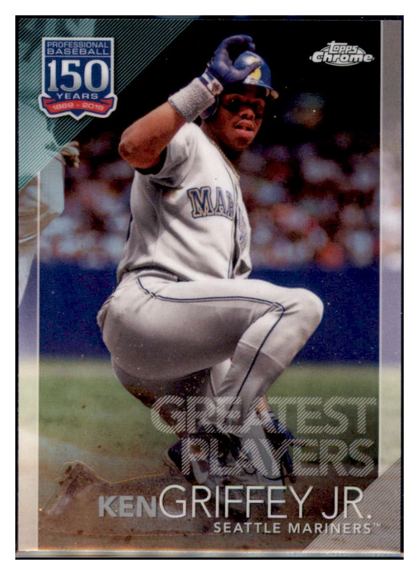 2019 Topps Chrome Update Edition Ken Griffey Jr. Seattle Mariners#150C-14 Baseball Card CBT1A