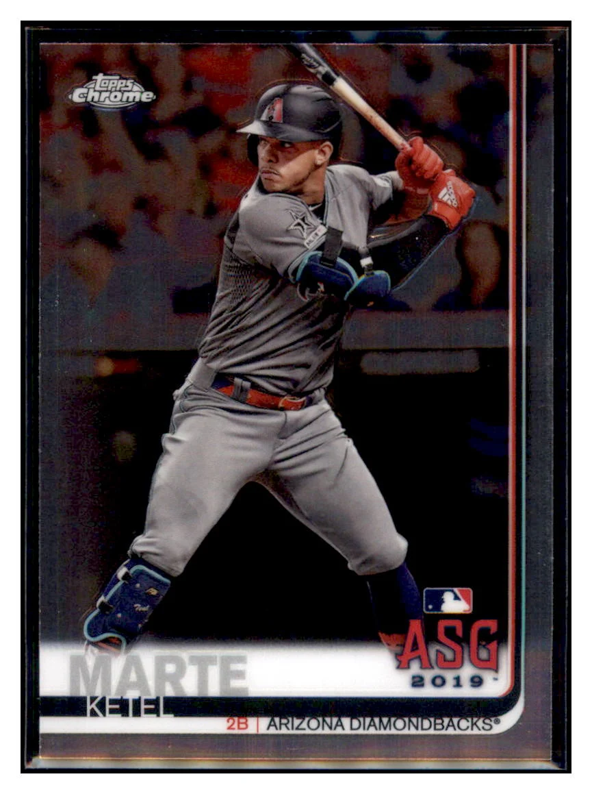 2019 Topps Chrome Update Edition Ketel Marte ASG Arizona Diamondbacks Baseball Card DPT1D