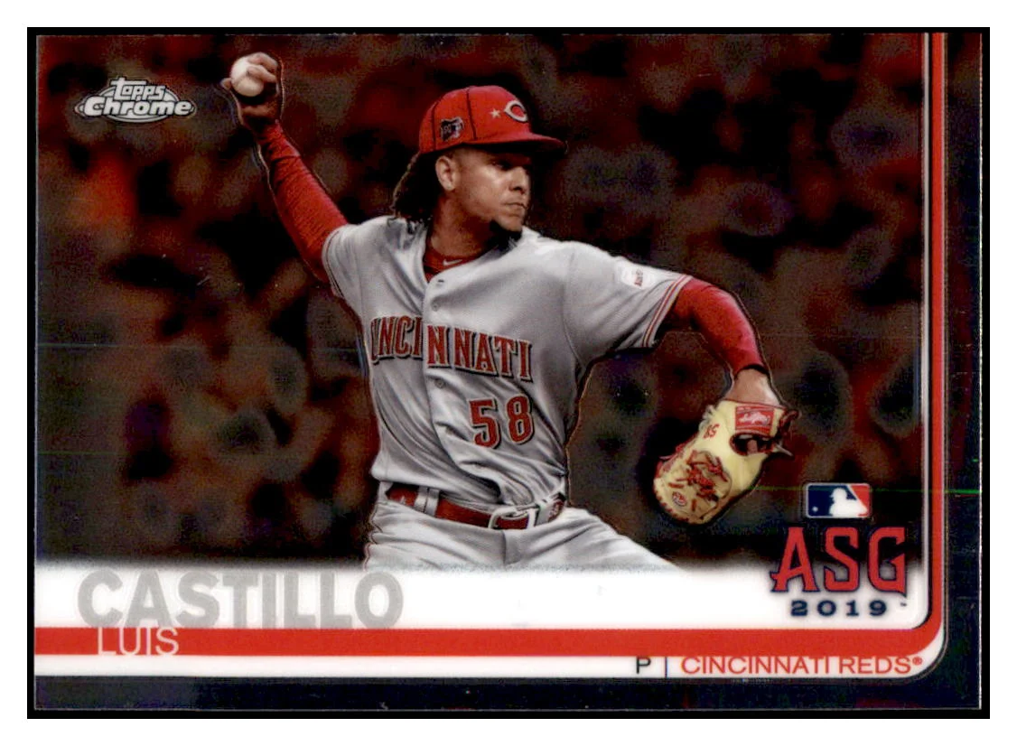 2019 Topps Chrome Update Edition Luis Castillo ASG Cincinnati Reds Baseball Card DPT1D