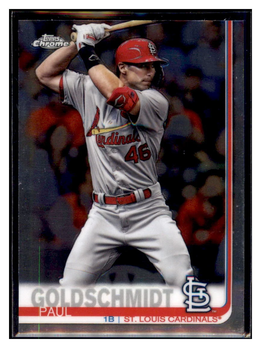 2019 Topps Chrome Update Edition Paul Goldschmidt St. Louis Cardinals #1 Baseball Card CBT1A