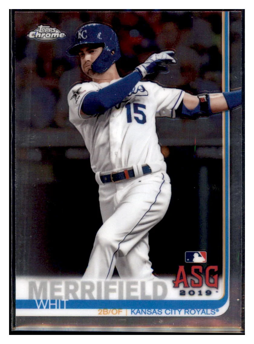 2019 Topps Chrome Update Edition Whit Merrifield ASG Kansas City Royals Baseball Card DPT1D
