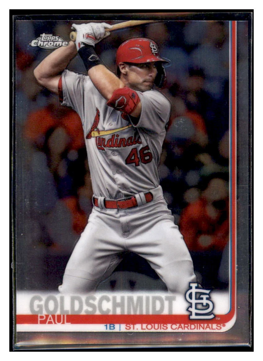 2019 Topps Chrome Update Paul Goldschmidt St. Louis Cardinals Baseball Card DPT1D