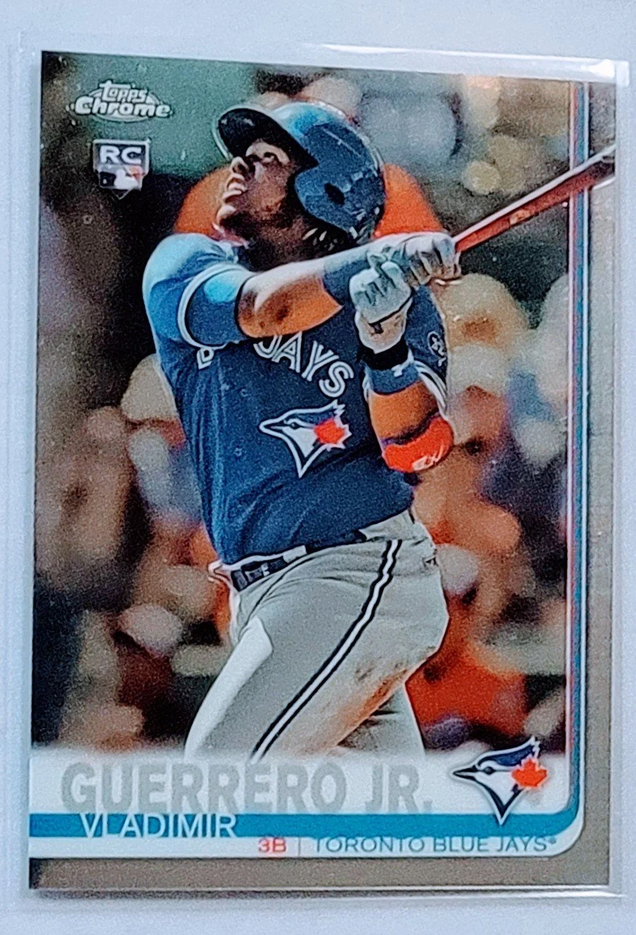 2019 Topps Chrome Vladimir Guerrero Jr Toronto Blue Jays Rookie Baseball Card AVM1