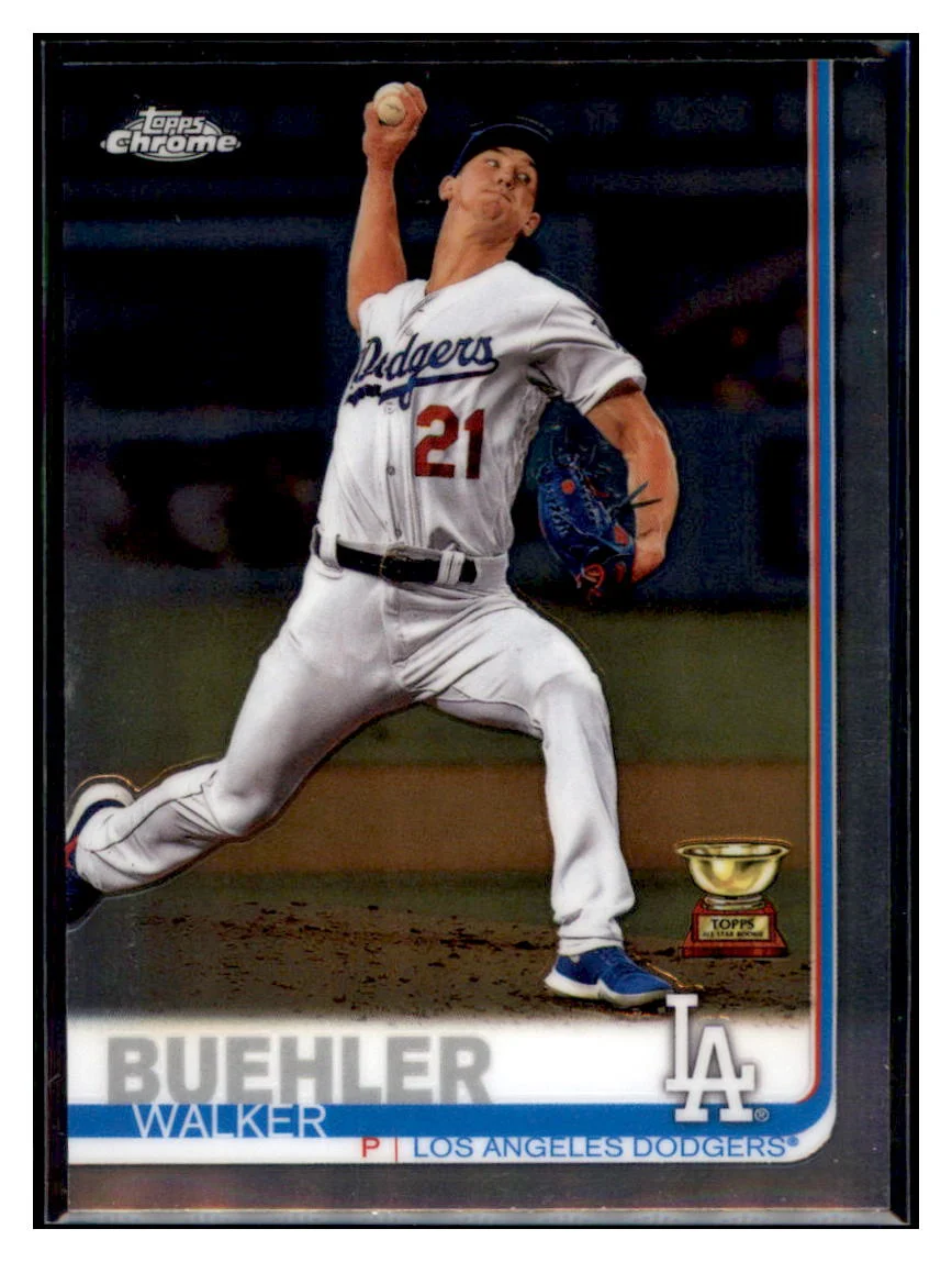 2019 Topps Chrome Walker Buehler Dodgers ASR Baseball Card CBT1B