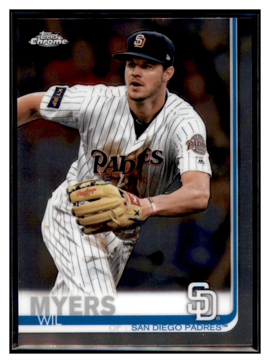 2019 Topps Chrome Wil Myers San Diego Padres Baseball CardCBT1C _1a