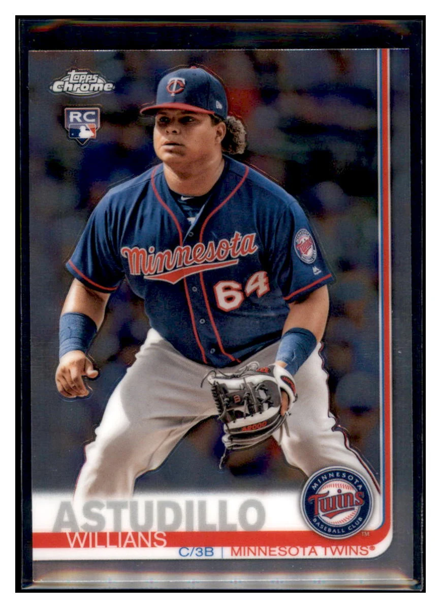 2019 Topps Chrome Willians Astudillo RC Minnesota Twins Baseball Card CBT1C