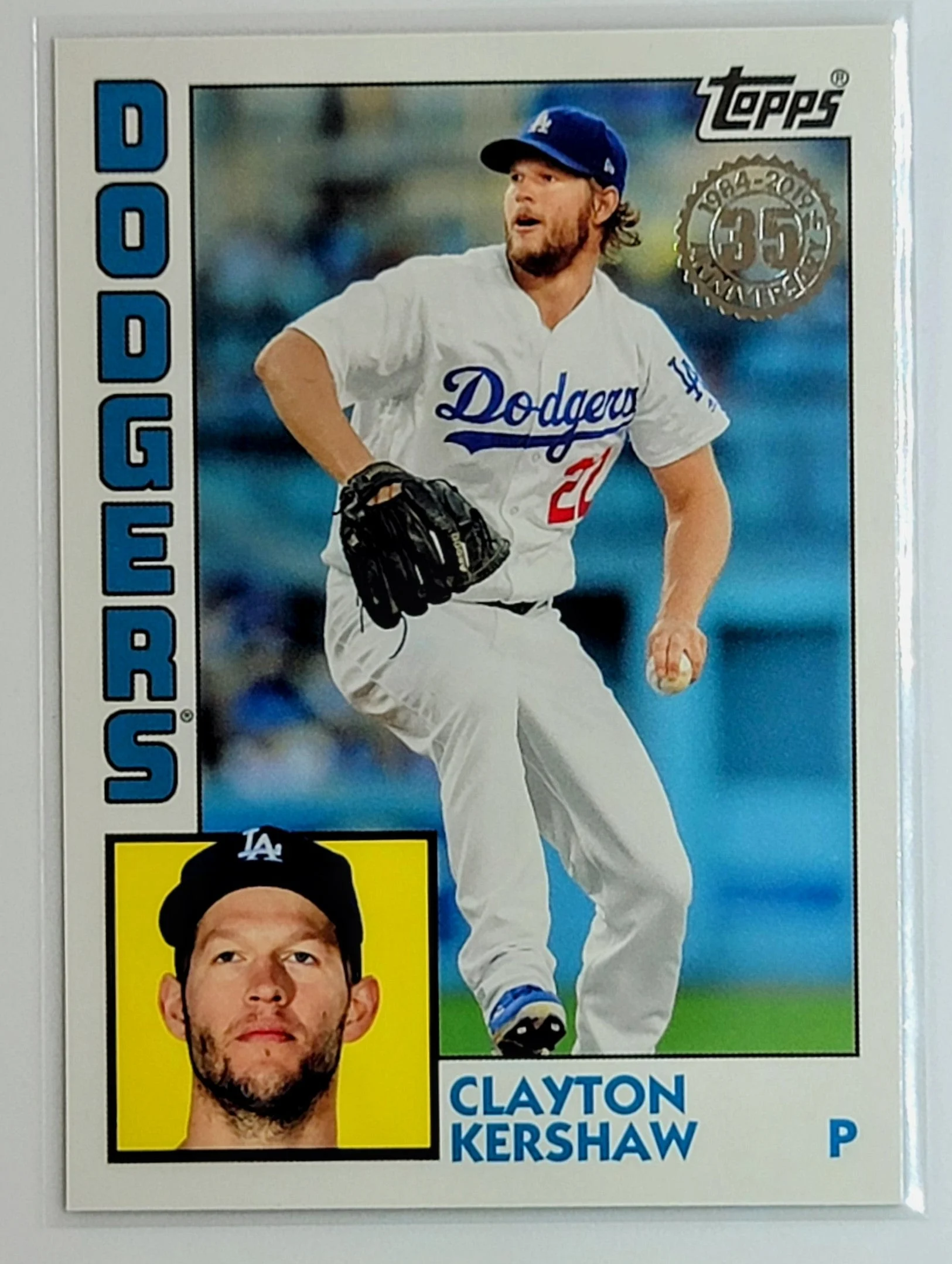 2019 Topps Clayton Kershaw 1984 Topps Baseball Los Angeles Dodgers Baseball Card TH1C4