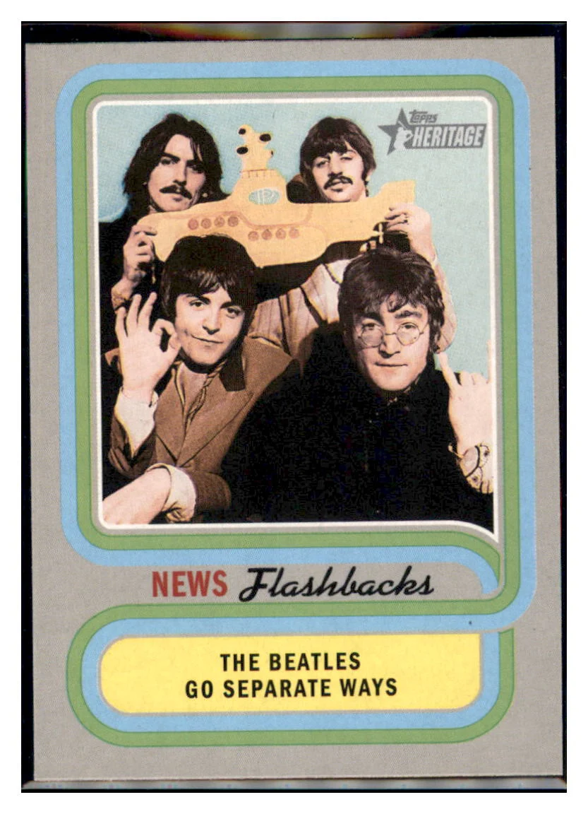 2019 Topps Heritage The Beatles break up #NF-11 Baseball Card TMH1B