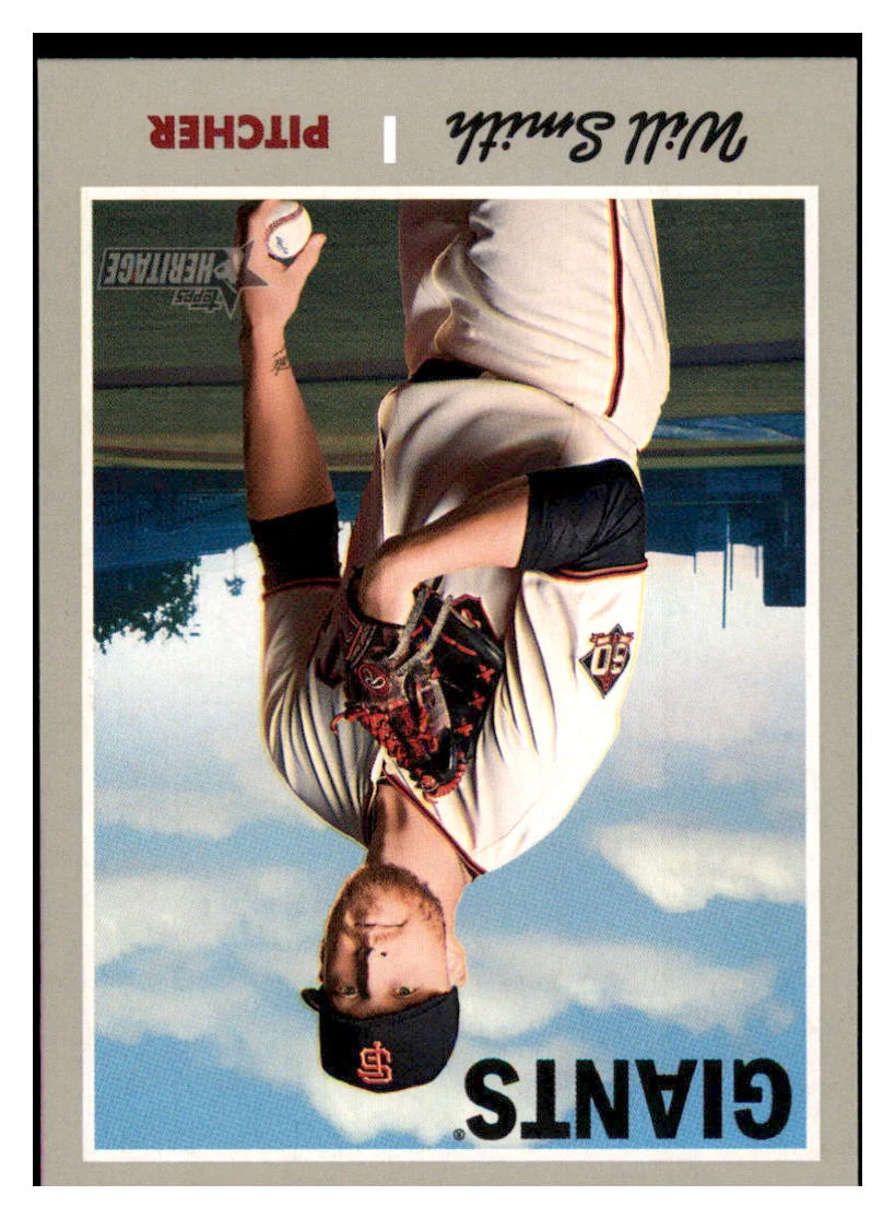 2019 Topps Heritage Will Smith San Francisco Giants #176 Baseball Card TMH1B