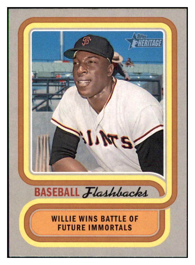 2019 Topps Heritage Willie McCovey San Francisco Giants #BF-WM Baseball Card TMH1B