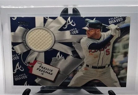 2019 Topps Holiday Freddie Freeman Relic Patch Card