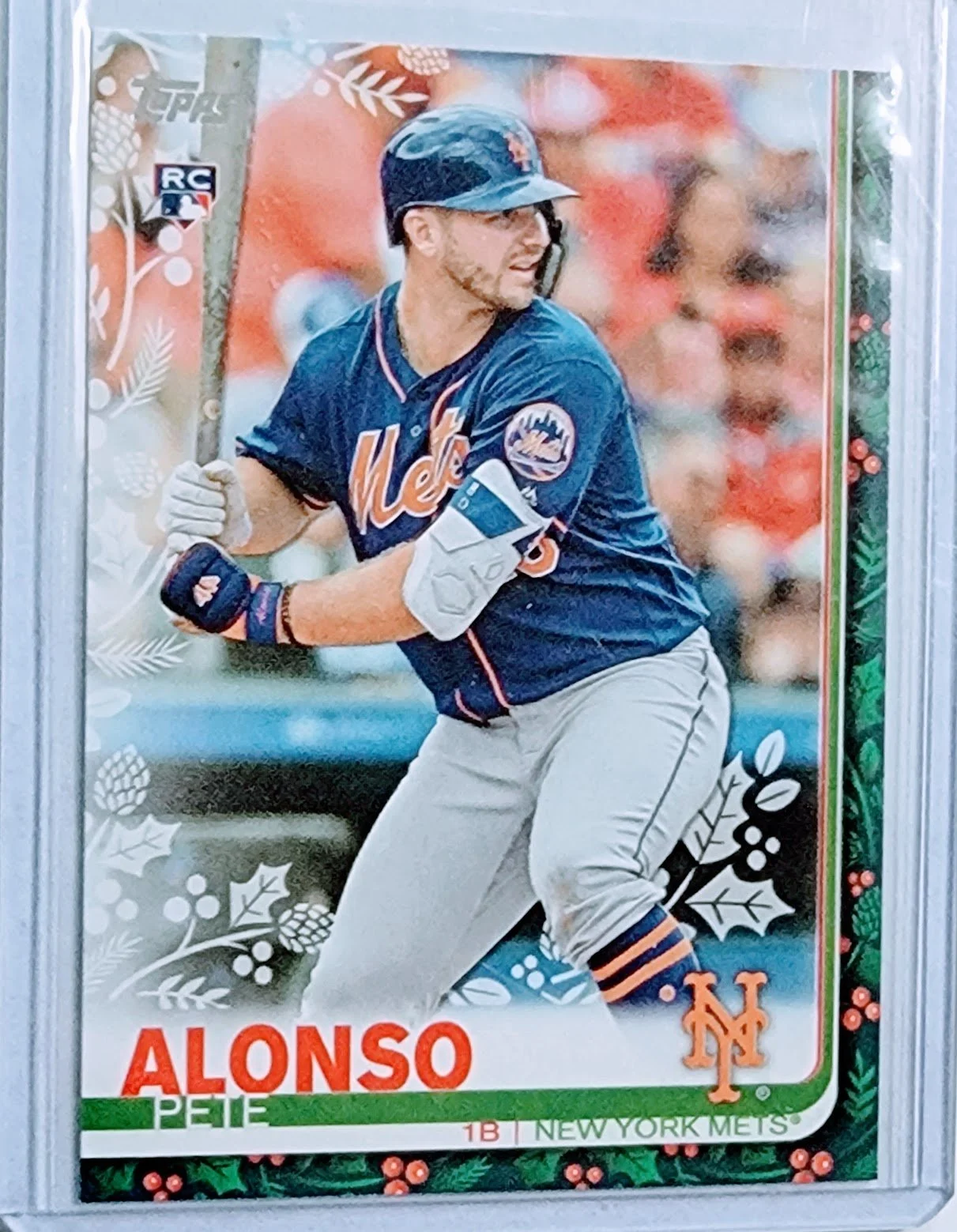2019 Topps Holiday Pete Alonso Rookie Mets Baseball Card TPTV