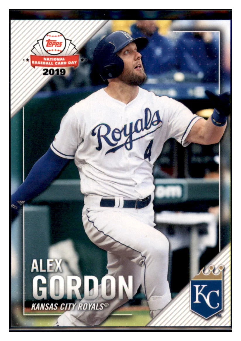 2019 Topps National BaseballCard Day Alex Gordon Baseball cardCBT1B