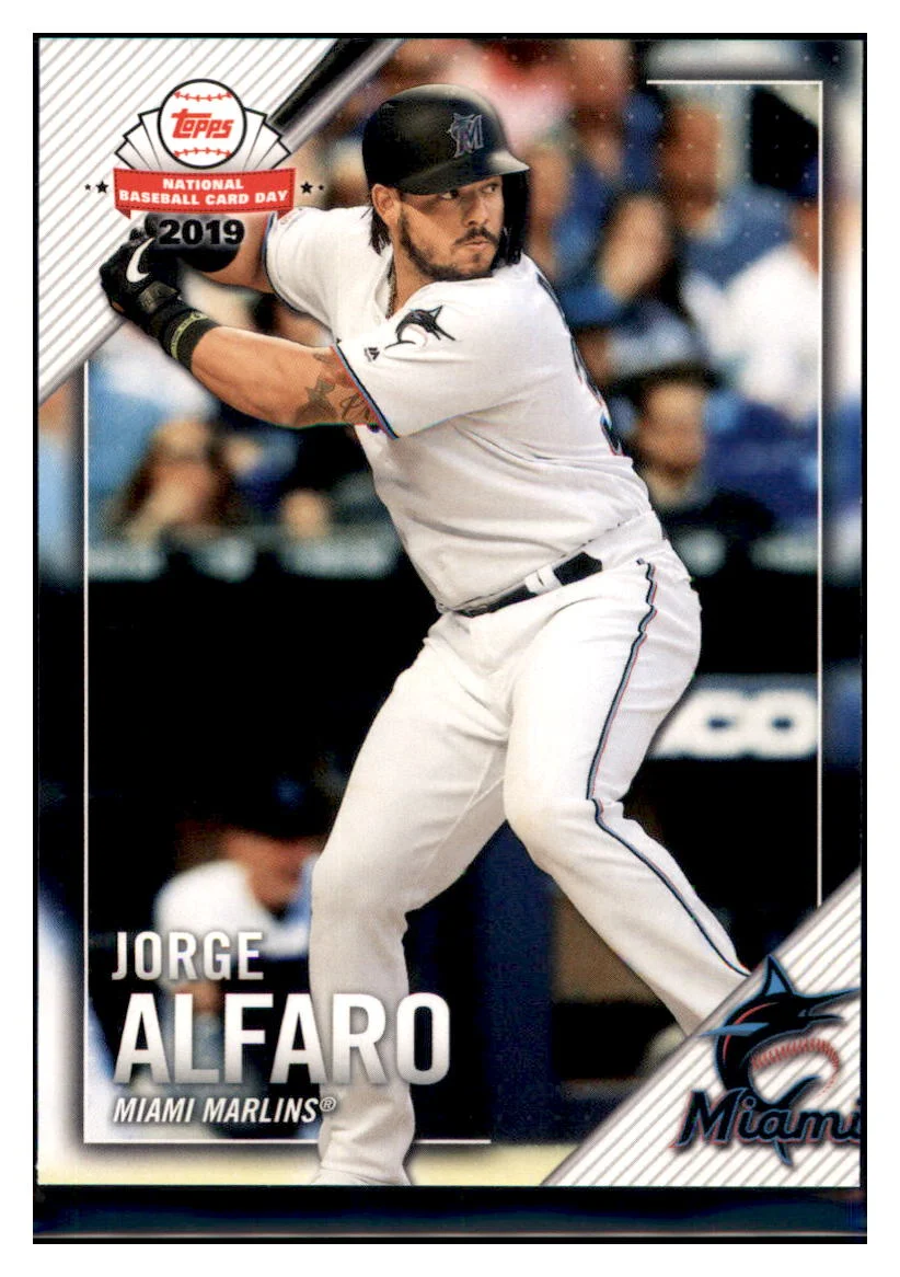 2019 Topps National BaseballCard Day Jorge Alfaro Baseball cardCBT1B
