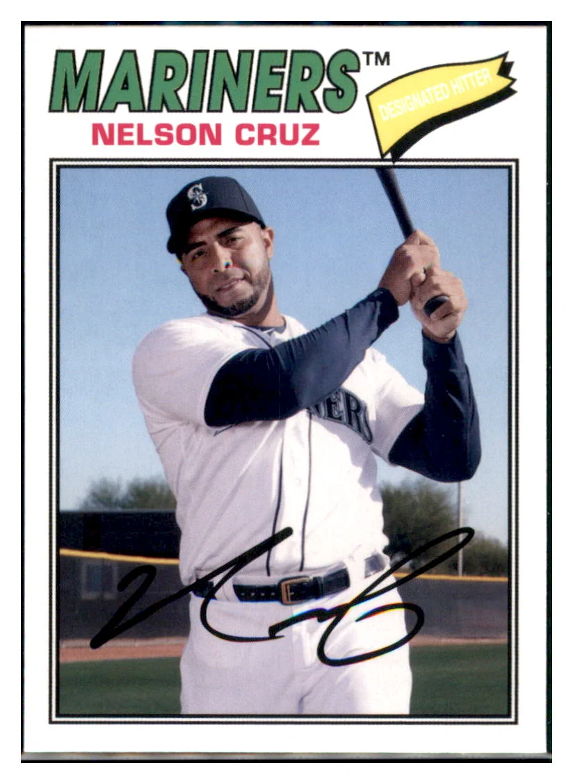 2019 Topps Nelson Cruz Seattle Mariners #SSB-89 Baseball card M32P4