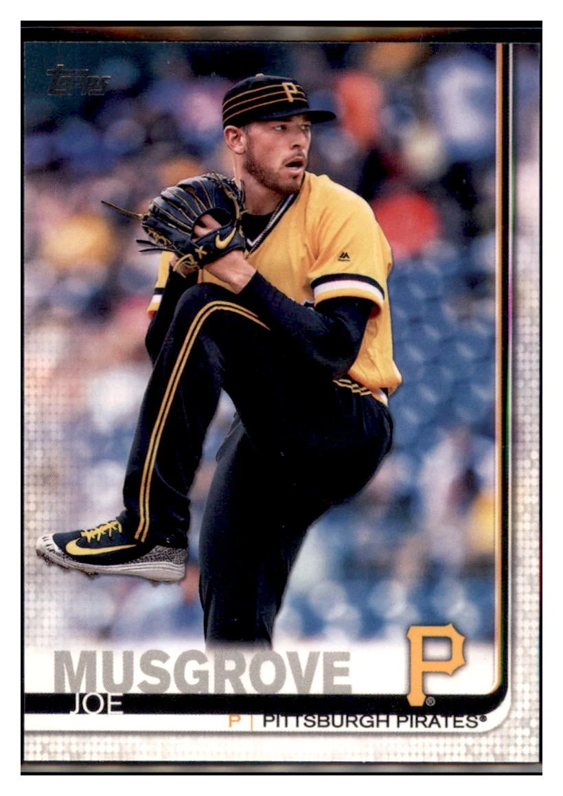 2019 Topps Pittsburgh Pirates Joe Musgrove Pittsburgh Pirates Baseball Card NMBU1