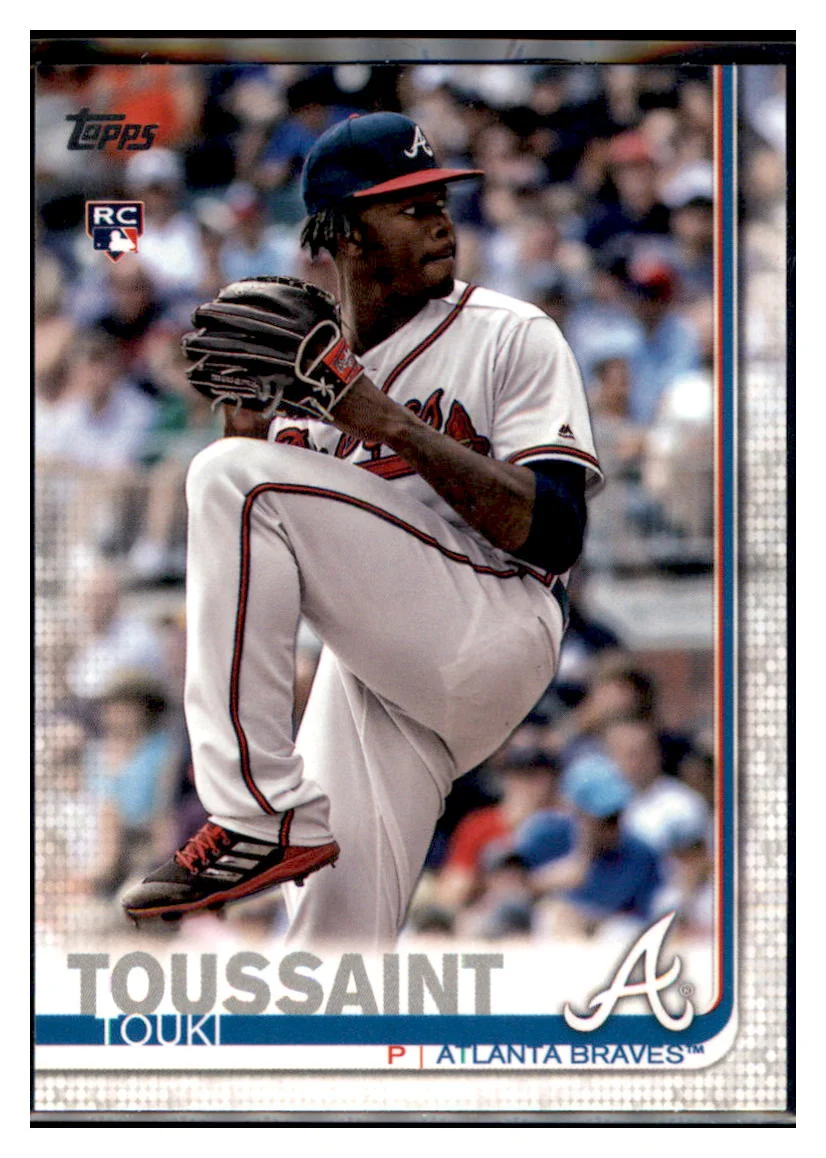 2019 Topps Touki Toussaint RC Atlanta Braves Baseball Card NMBU1