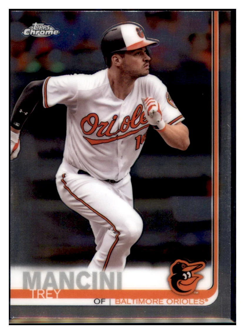 2019 Trey Mancini Baltimore Orioles #47 Topps Chrome Baseball Card - Collectible MLB Card DBT1A
