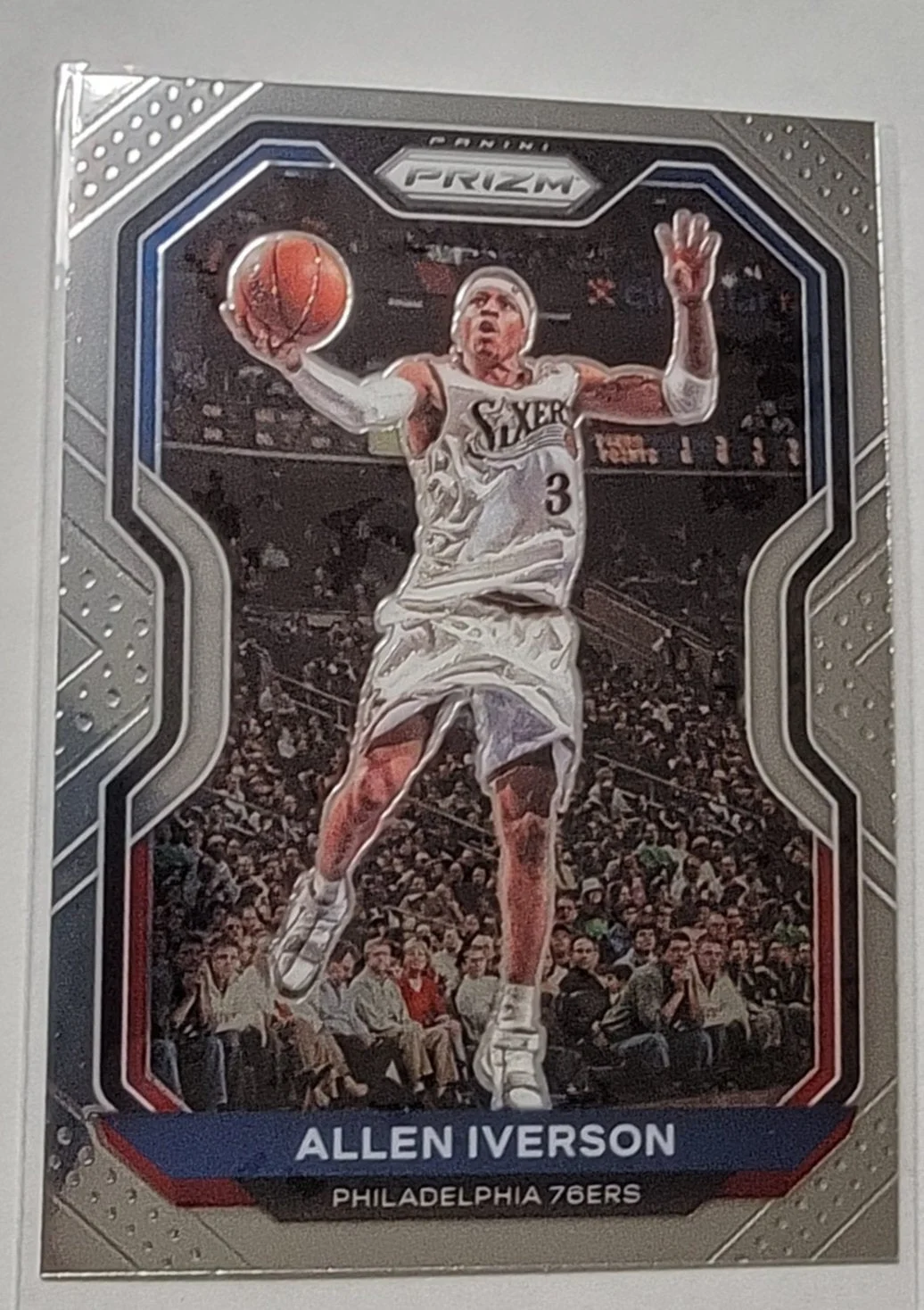 2020-21 Panini Prizm Allen Iverson Philadelphia 76ers Basketball Card AVM1