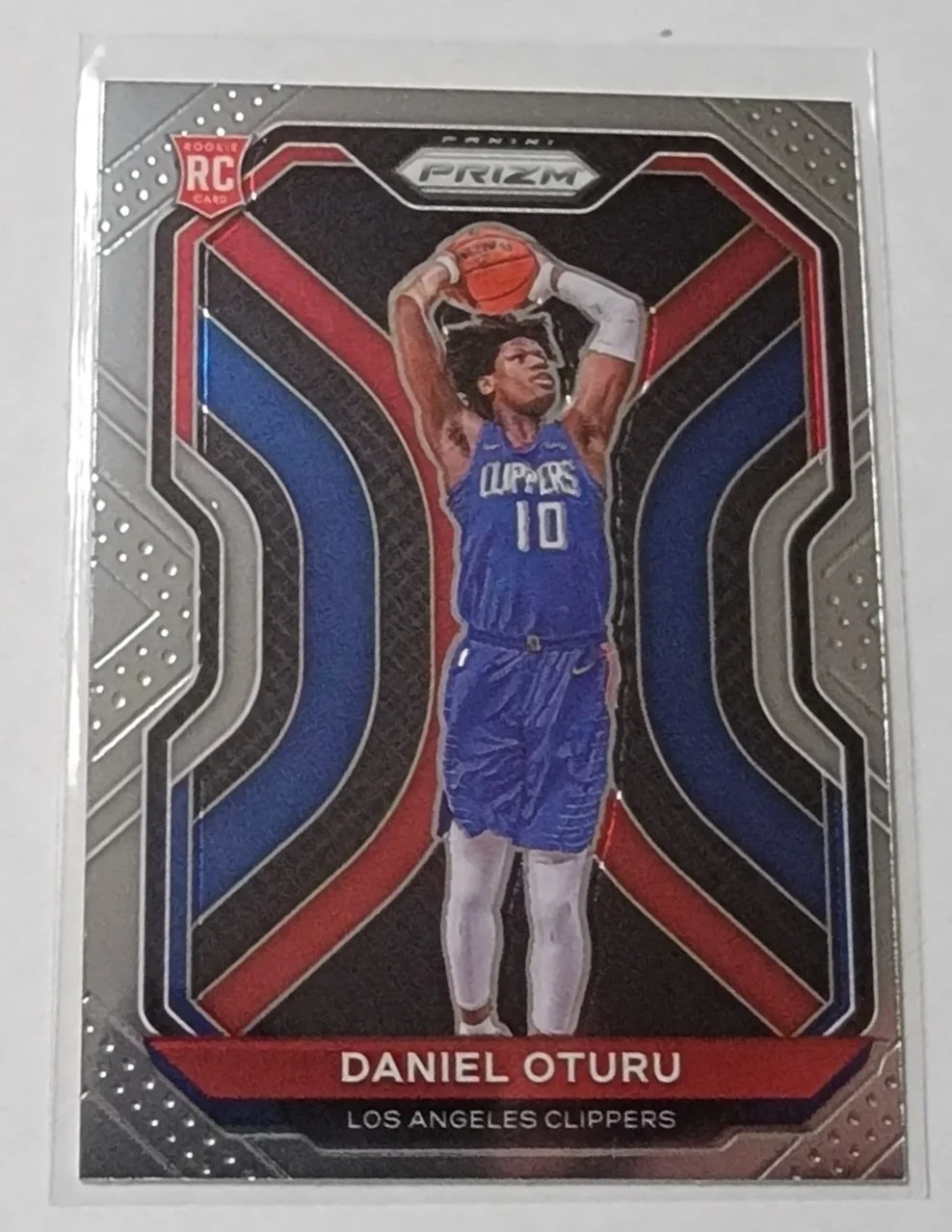 2020-21 Panini Prizm Daniel Oturu Rookie Los Angeles Clippers Basketball Card AVM1