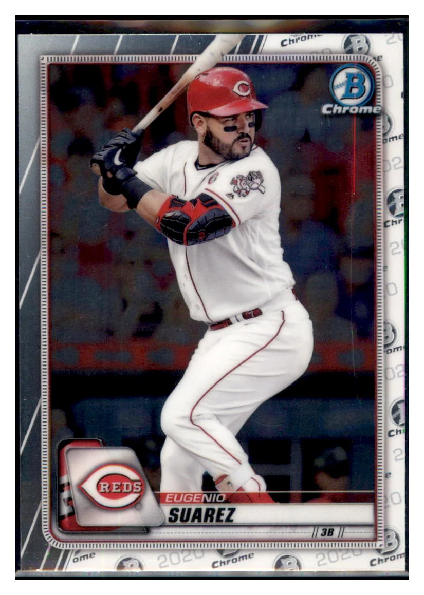 2020 Bowman Chrome Eugenio Suarez Cincinnati Reds #33 Baseball Card M32P4