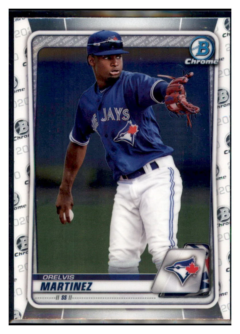 2020 Bowman Chrome Orelvis Martinez Toronto Blue Jays #BCP-245 Baseball Card M32P4