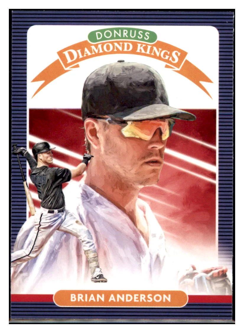 2020 Donruss Brian Anderson Miami Marlins #6 Baseball Card MATV4A