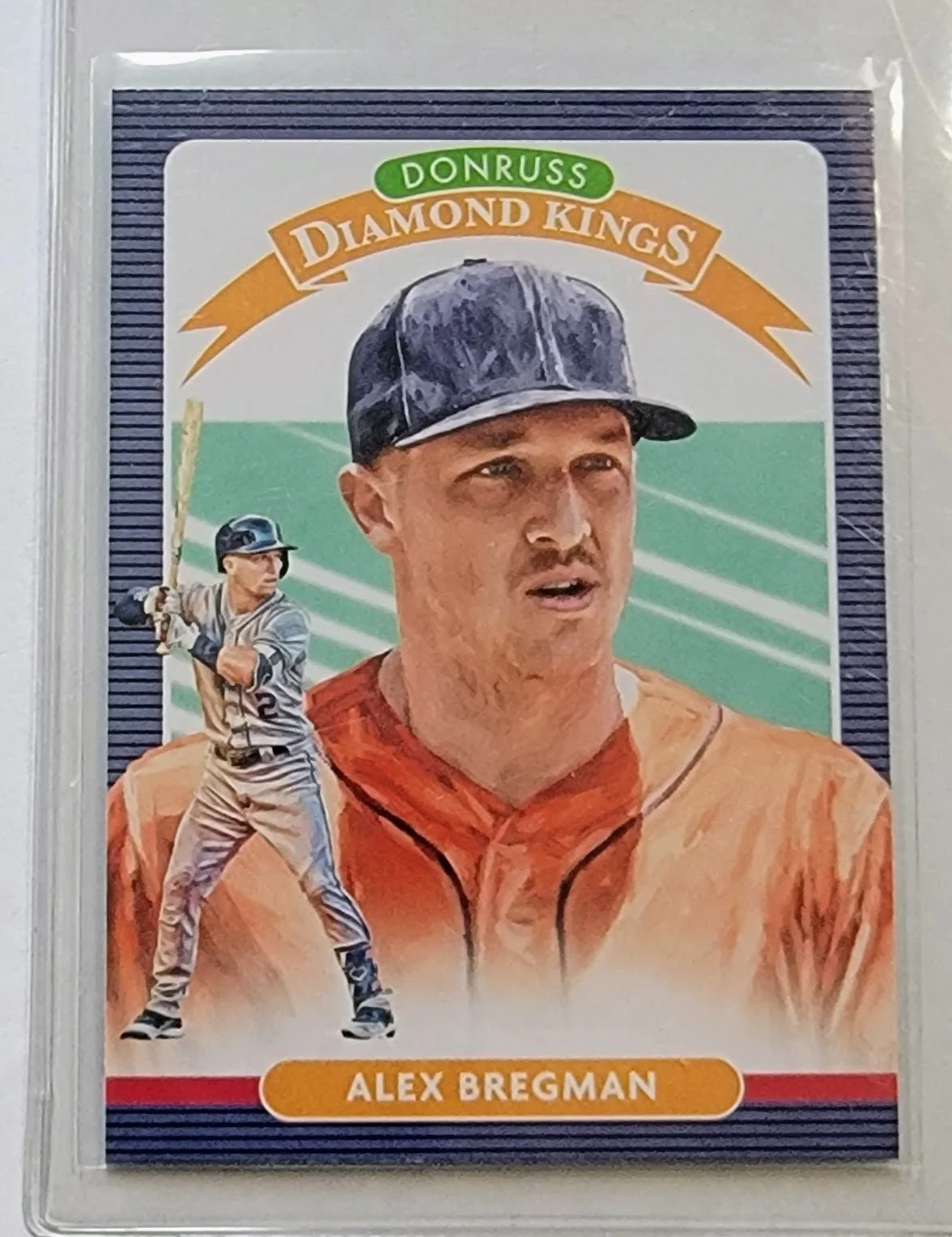 2020 Donruss Diamond Kings Alex Bregman Houston Astros Baseball Card TPTV