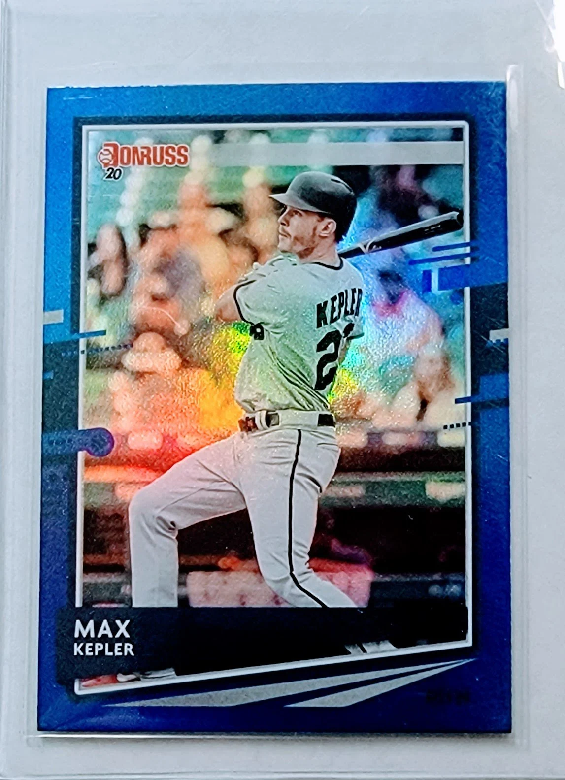 2020 Donruss Max Kepler Refractor Baseball Card TPTV
