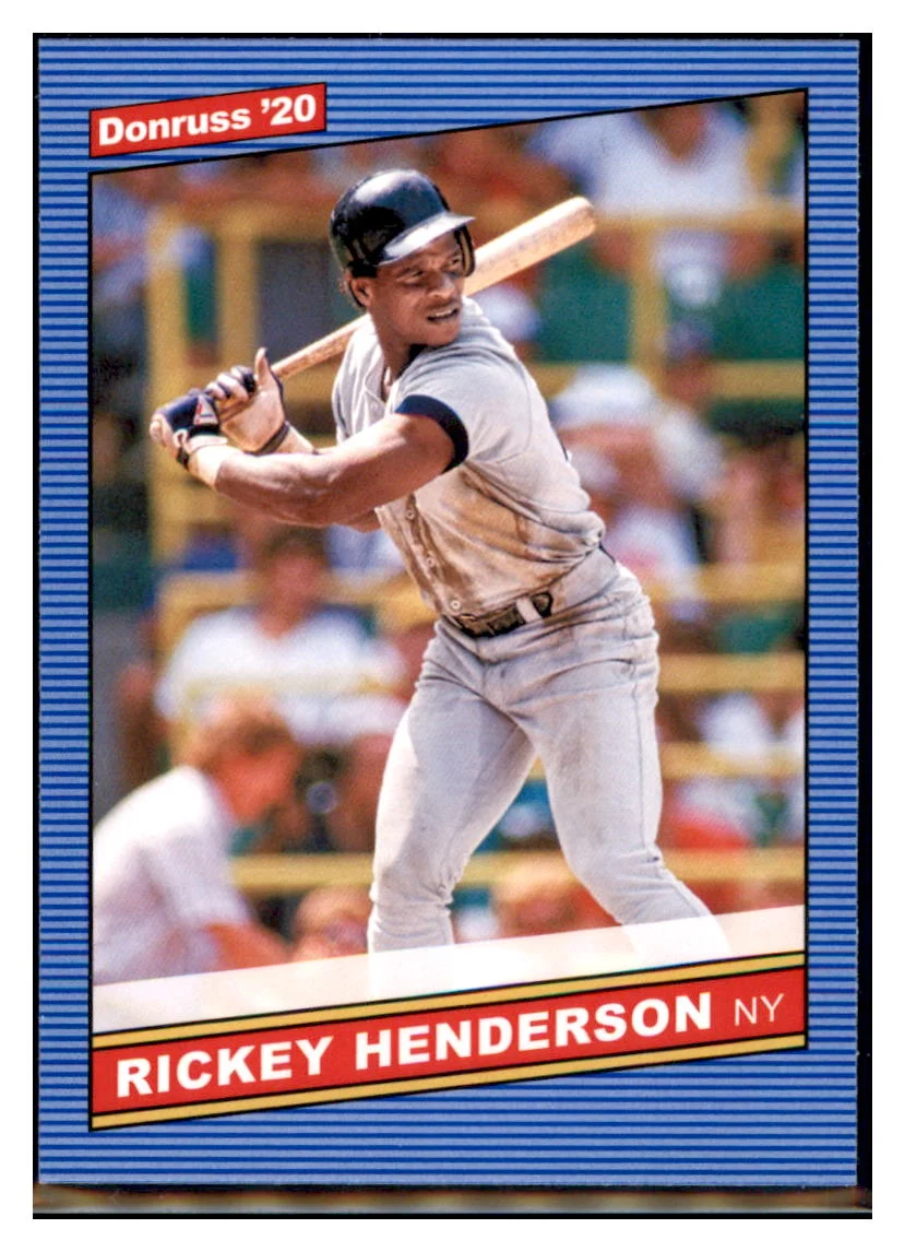 2020 Donruss Rickey Henderson New York Yankees #219a Baseball Card MATV4A