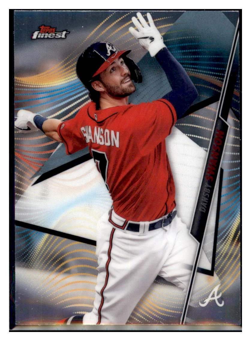2020 Finest Dansby Swanson Atlanta Braves #60 Baseball Card VSMP1IMB