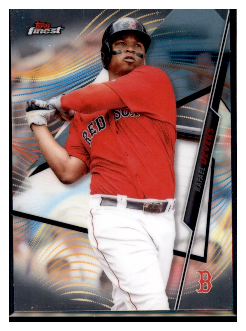 2020 Finest Rafael Devers Boston Red Sox #24 Baseball Card VSMP1IMB