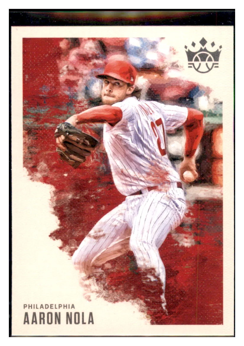 2020 Panini Diamond Kings Aaron Nola Philadelphia Phillies #97 Baseball Card MATV4A