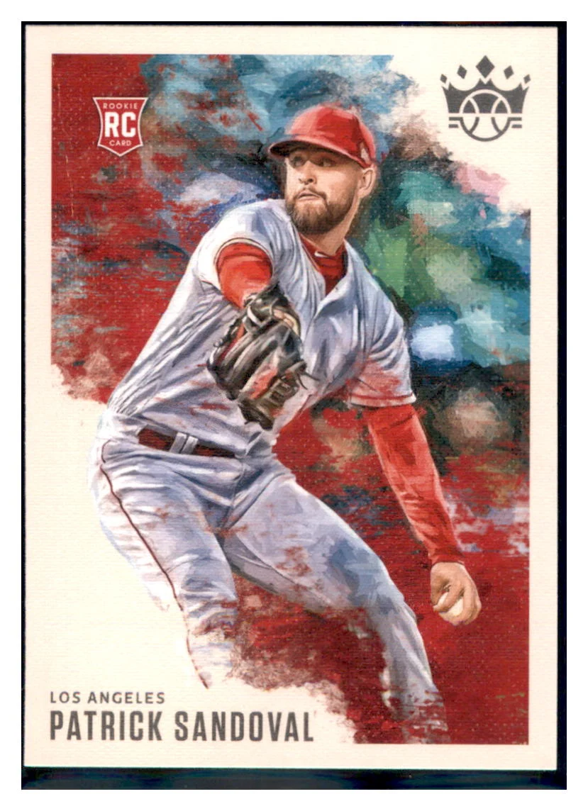 2020 Panini Diamond Kings Patrick Sandoval Los Angeles Angels #60 Baseball Card VSMP1IMB