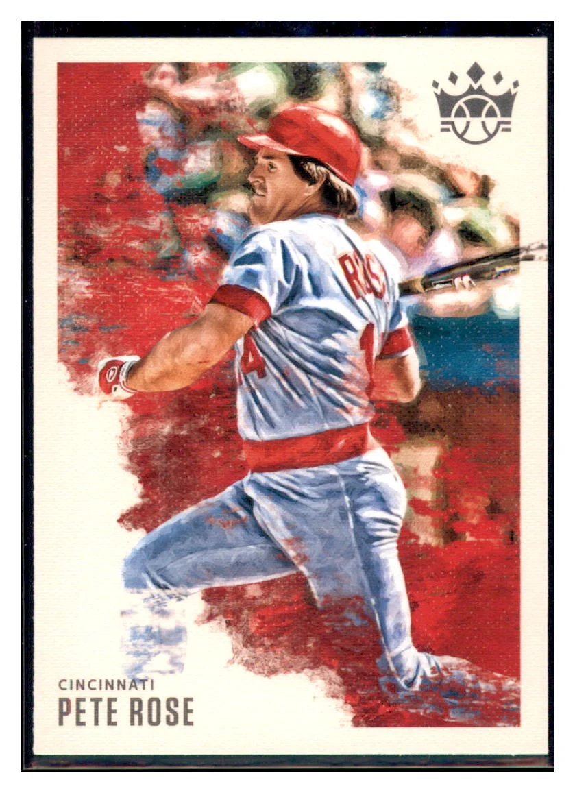 2020 Panini Diamond Kings Pete Rose Cincinnati Reds #82 Baseball Card MATV4A