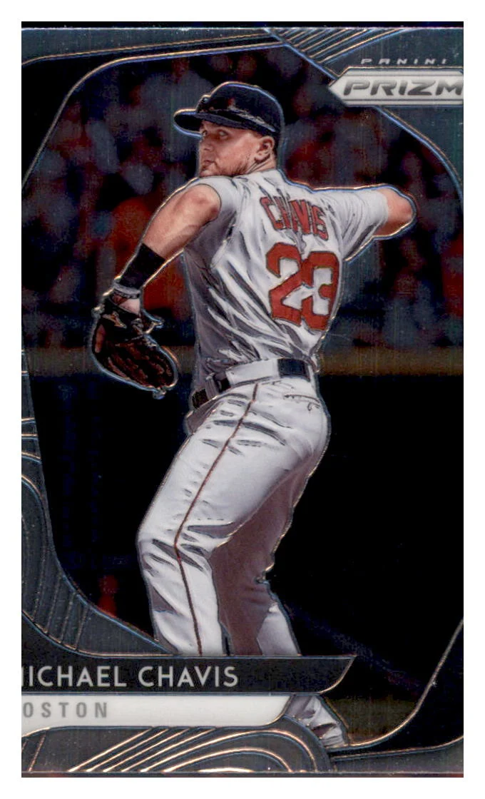 2020 Panini Prizm Michael Chavis Boston Red Sox #91 Baseball Card MATV4A