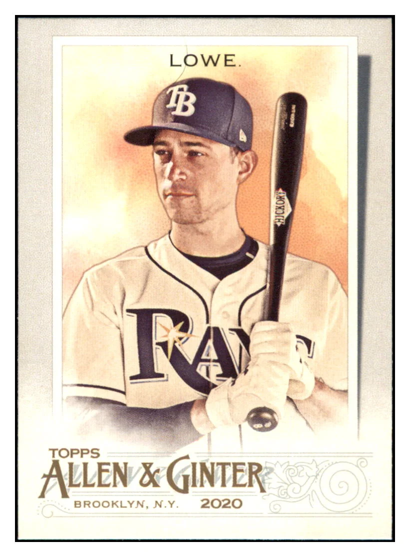 2020 Topps Allen & Ginter Brandon Lowe Tampa Bay Rays #189 Baseball Card VSMP1IMB