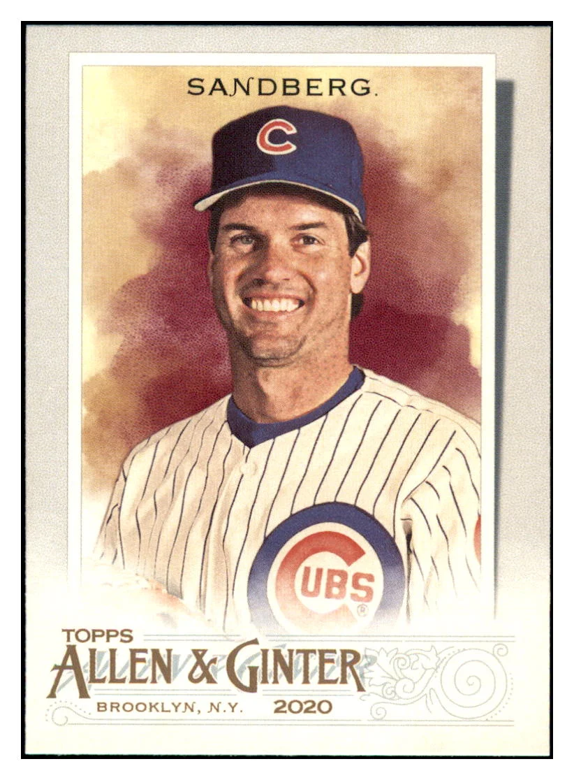 2020 Topps Allen & Ginter Ryne Sandberg Chicago Cubs #149 Baseball Card VSMP1IMB