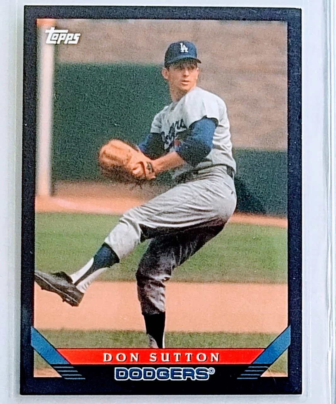 2020 Topps Archive Don Sutton 1993 Black Border Baseball Card TPTV