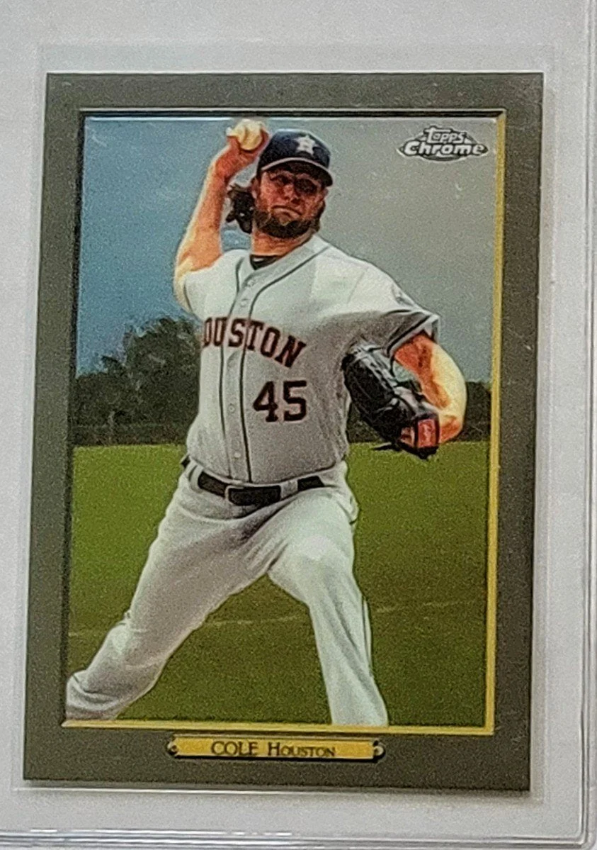 2020 Topps Chrome Gerrit Cole Turkey Red Baseball Card TPTV